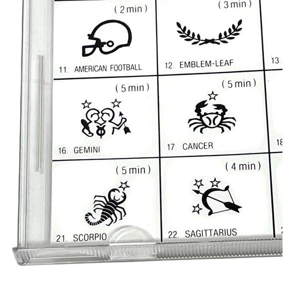 Janome 8000 Memory Card 2 Vintage Design Series Embroidery NEW-Opened 25 Images - Picture 10 of 13